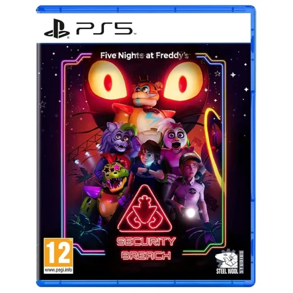 Five Nights at Freddy's: Security Breach ps5 cover