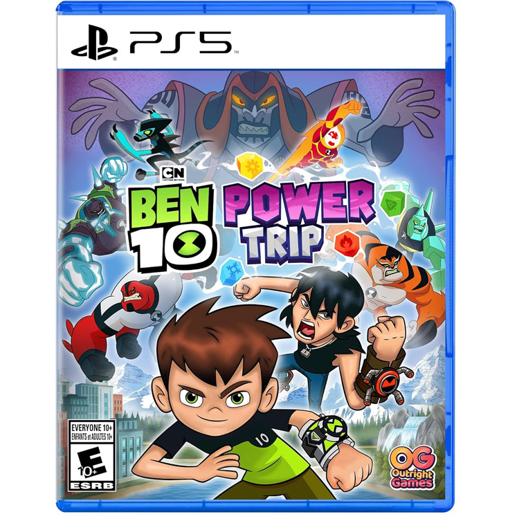 ben 10 power trip cover ps5