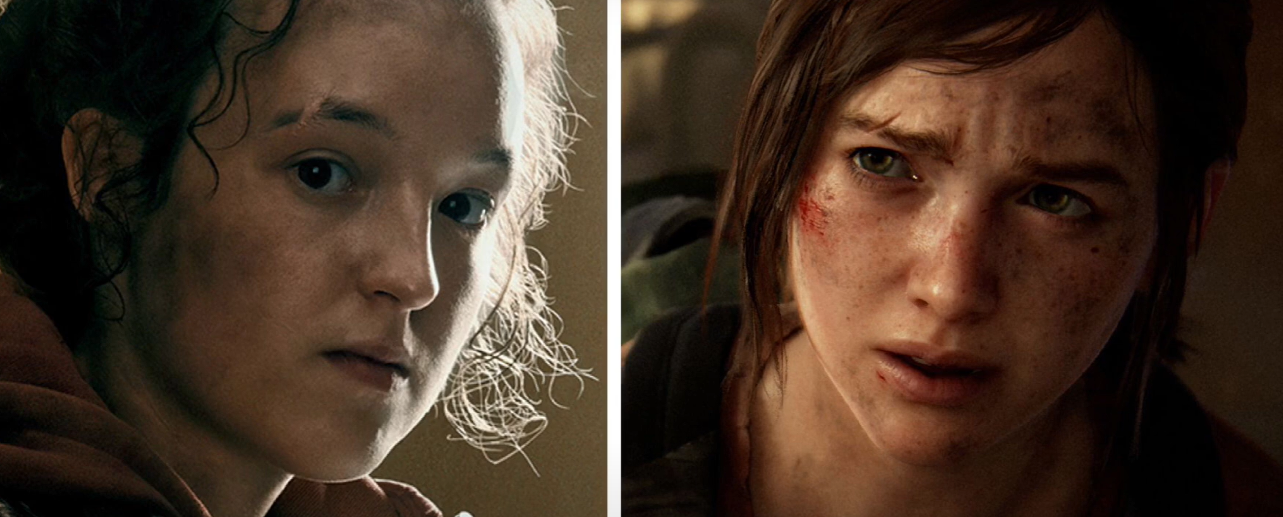 Bella Ramsey in Series Vs Ellie in game The last of Us part 1