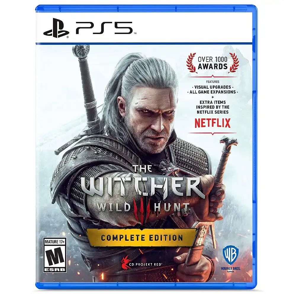 Witcher 3 game cover ps5