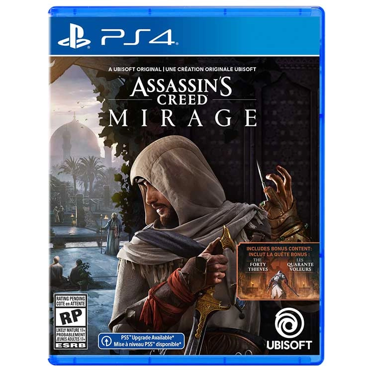 assassins creed mirage ps4 game cover