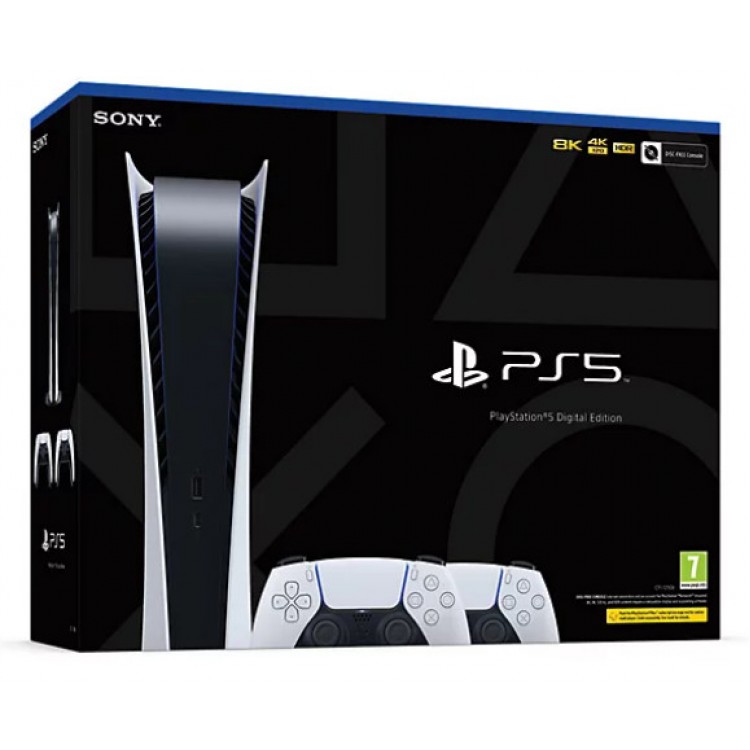 پلیاستیشن 5 دیجیتال باندل 2 دسته - PlayStation 5 Digital Dualsense Bundle